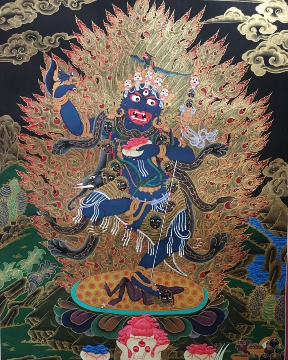 Vajrapani- The Protector Thangka